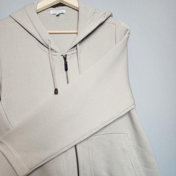 Habitat Textured Full-Zip Hoodie Medium - Picture 8 of 16